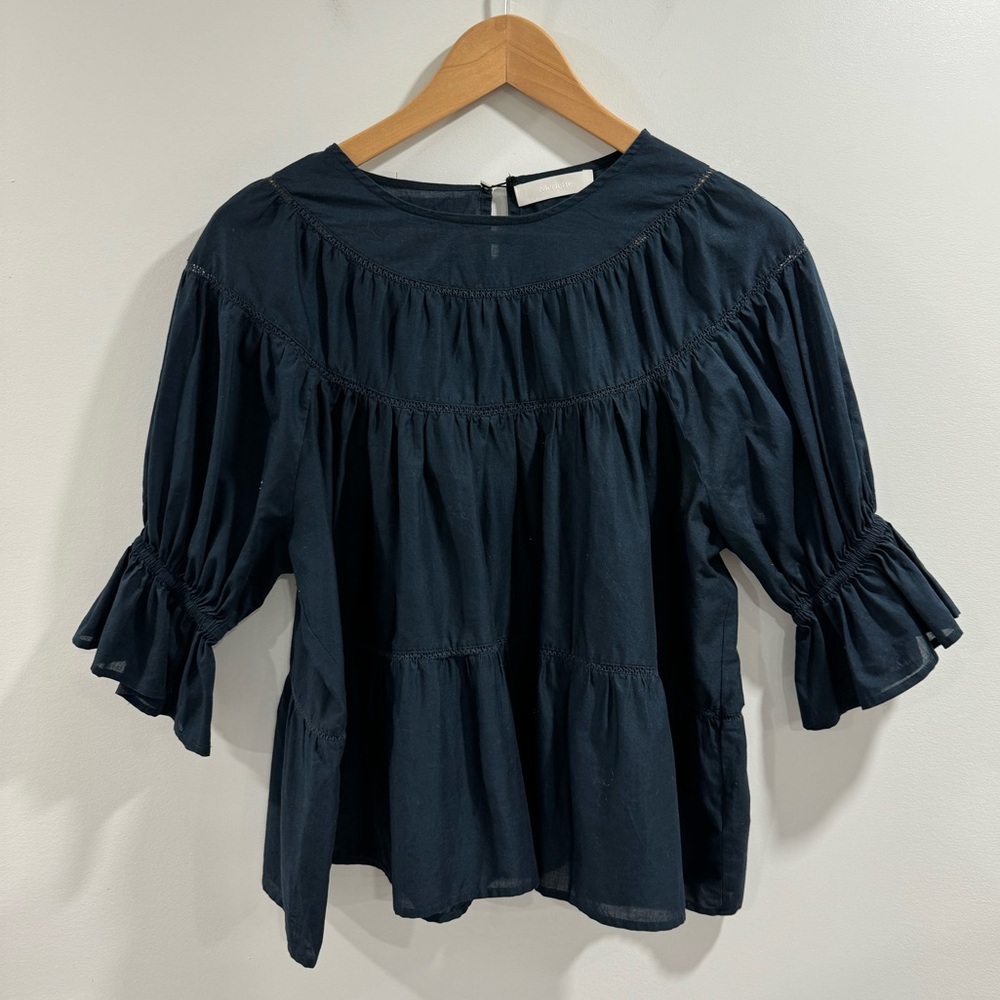 Merlette Women’s Sol Blouse Navy Size XS